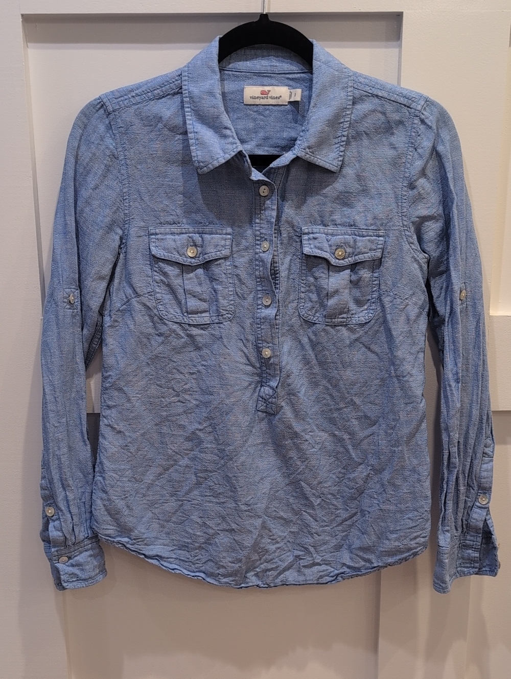 Vineyard Vines Light Blue Chambray Button Shirt